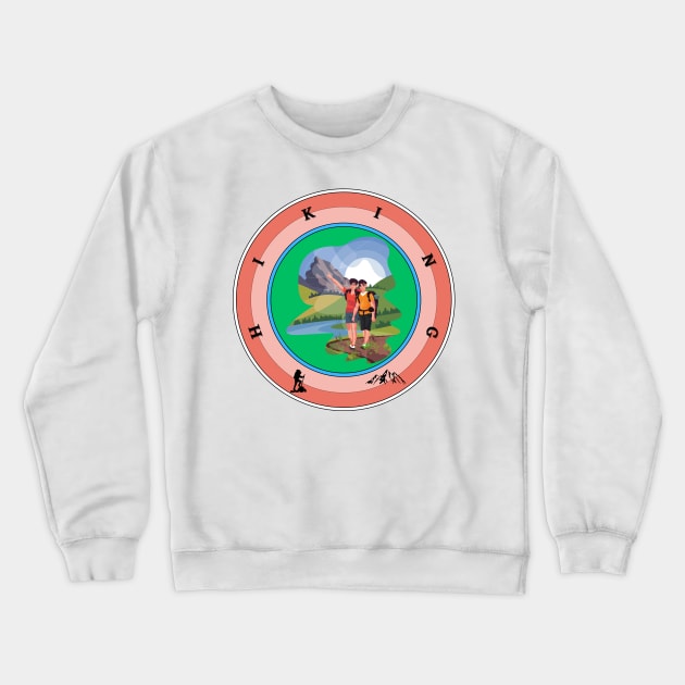 Hiking Crewneck Sweatshirt by Tanu Fashion